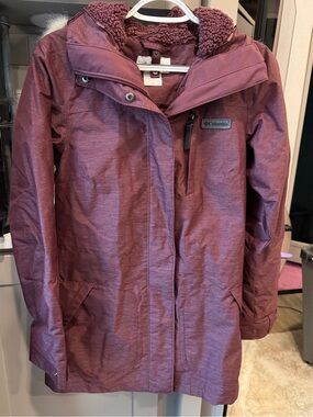 Columbia Women's Plum Hooded Trench Coat
